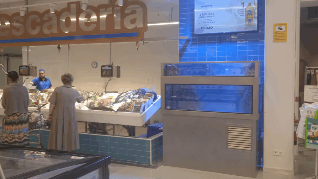 Vivero Estándar para Pescadería SuperCash en Avilés