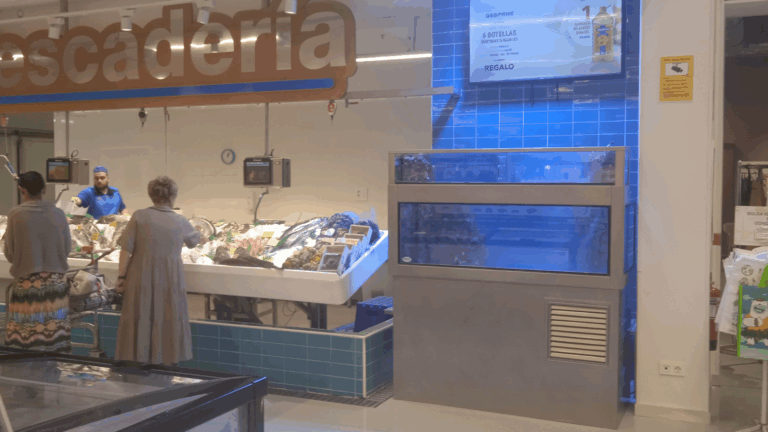 Vivero Estándar para Pescadería SuperCash en Avilés