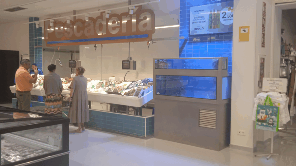 Vivero Estándar para Pescadería SuperCash en Avilés
