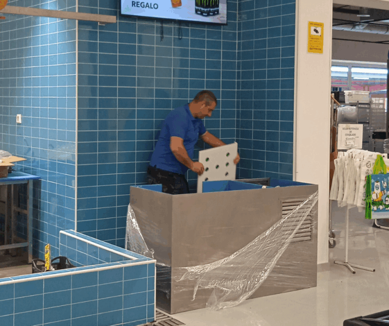 Vivero Estándar para Pescadería SuperCash en Avilés